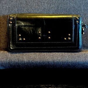 Chloe Paddington Long leather lock & stud wallet